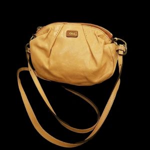 Chloe Tan Calfskin Crossbody Bag